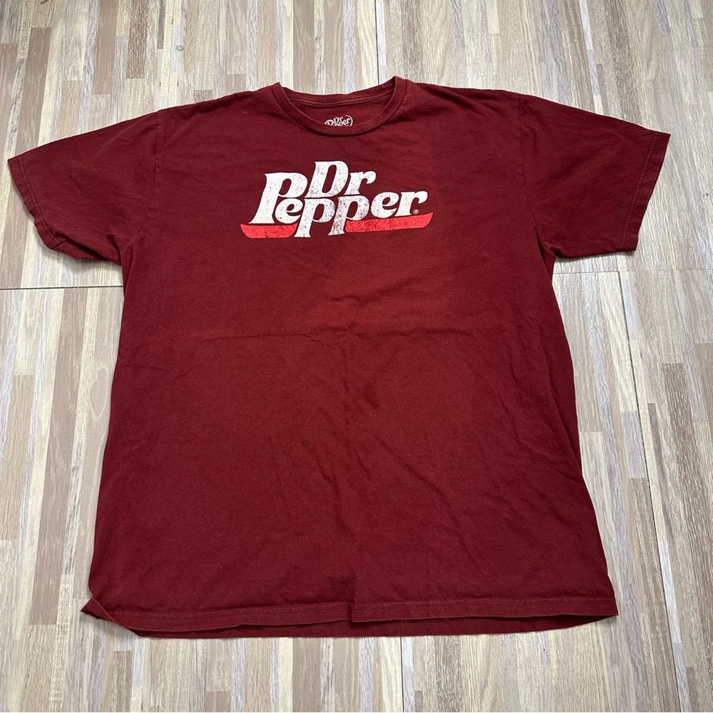 Men's Red “Dr.Pepper“ T-Shirt, Size XXL